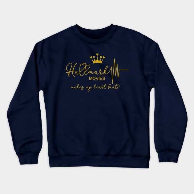 Hallmark Heart Beat Crewneck Sweatshirt by Mobykat